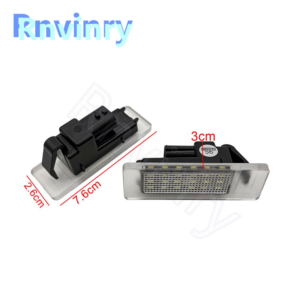 2pcs LED License Number Plate Light For Infiniti QX30 16-19 QX50 19-22 QX60 22- Q60 17-21 Q50 18-22