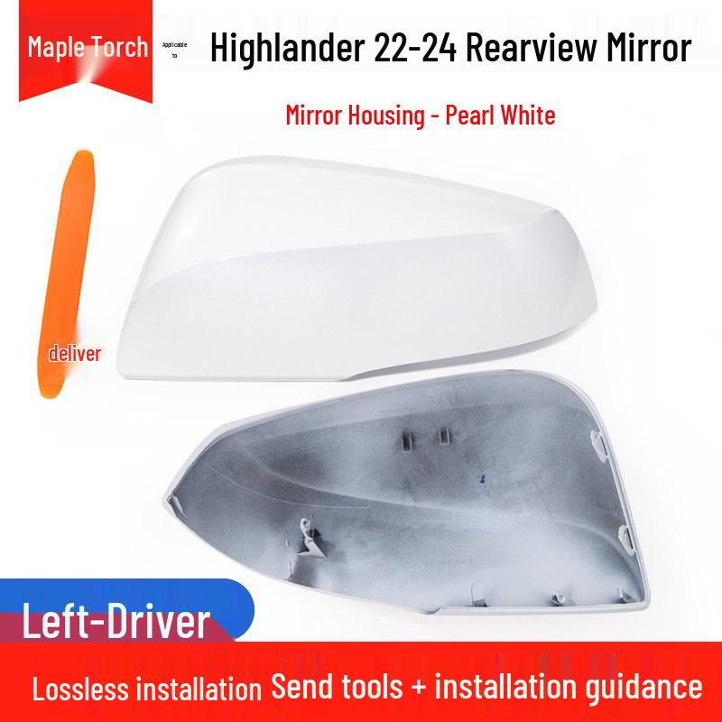 Toyota Highlander 22-24 Rearview Mirror Shell with Turn Signal Reflective Frame