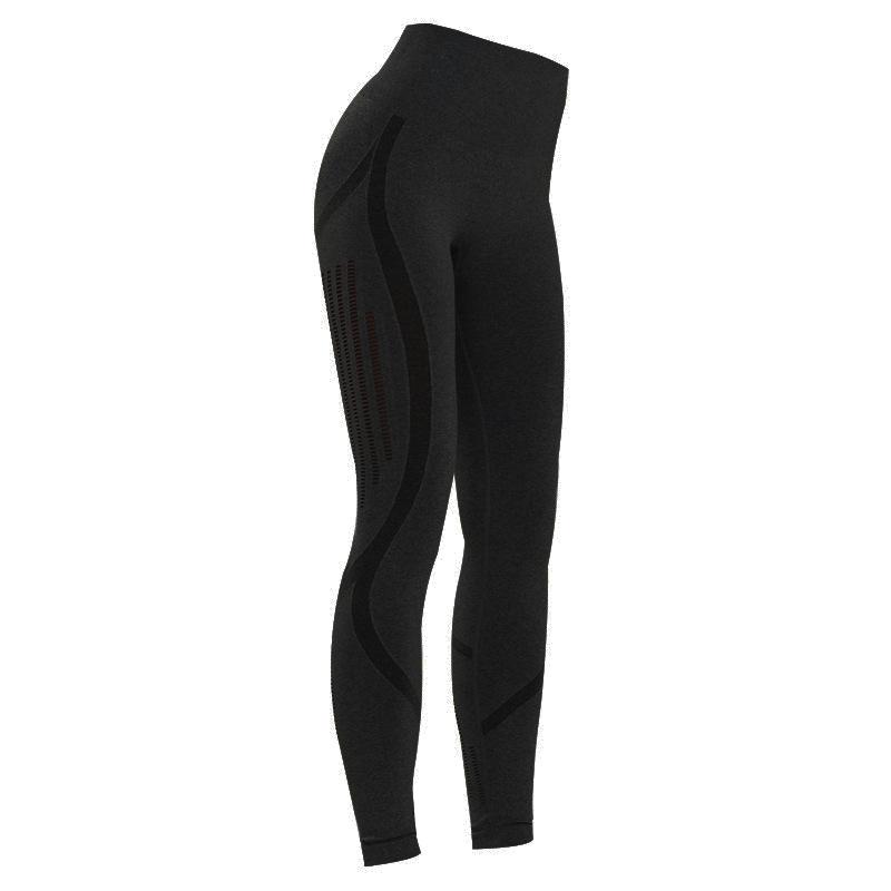 Women's High Waist Seamless Yoga Pants - Peach Butt Lifting, Quick-Drying, Tight Fit with Cutouts