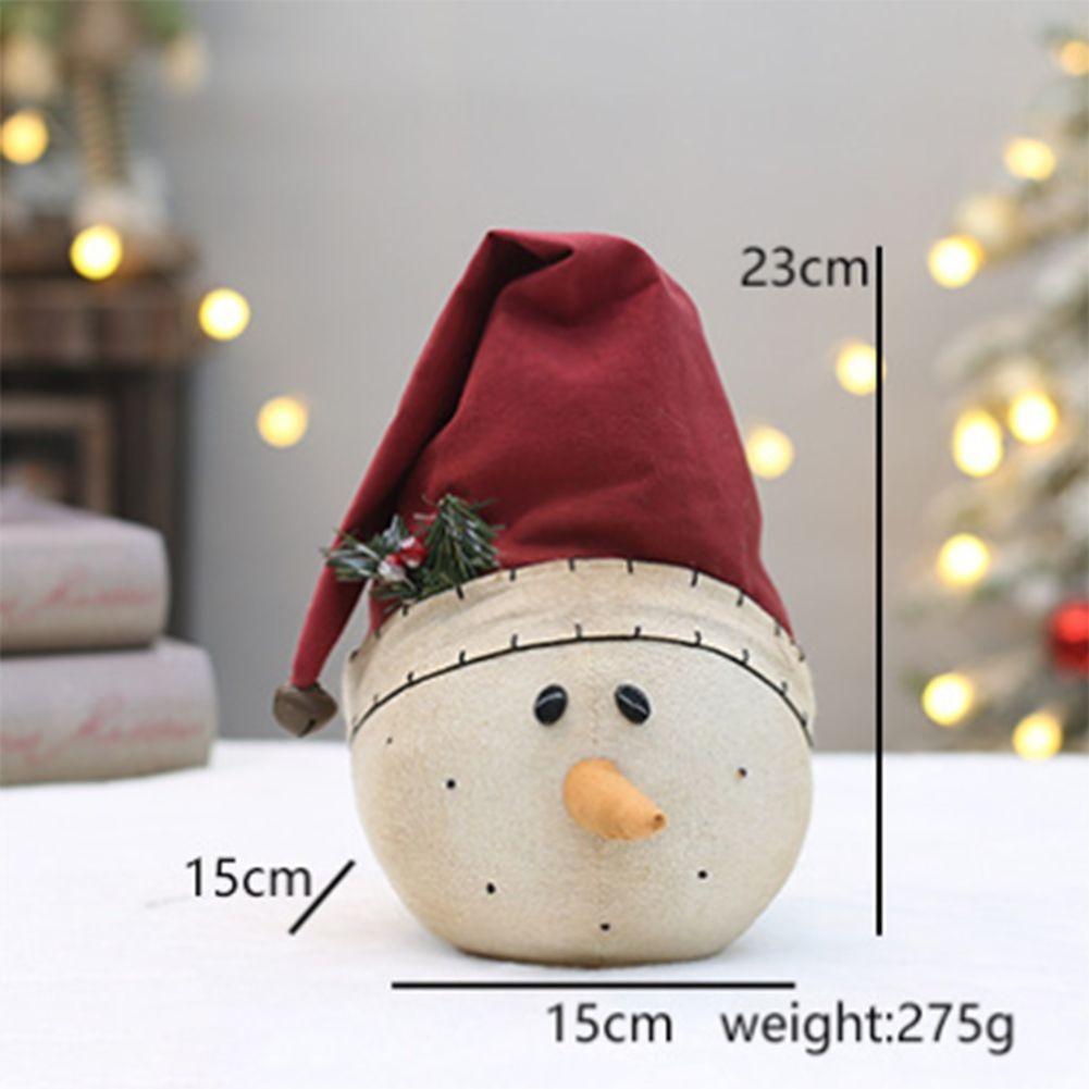 Bright Colors Christmas Snowman Ornament Holiday Decoration