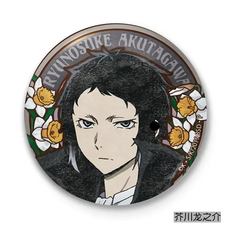 

Значок для косплея аниме Bungo Stray Dogs, брошь-булавка Atsushi, значок для коллекции Dazai Osamu для рюкзака 03