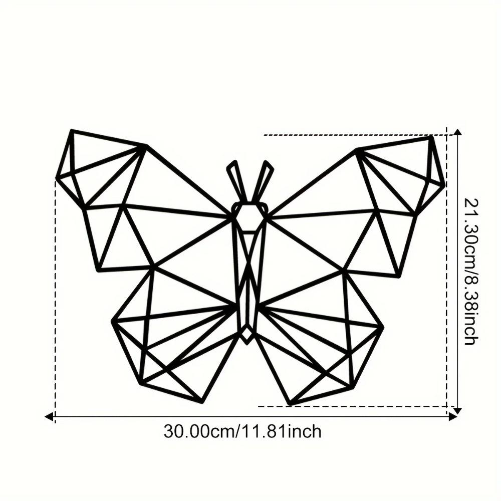 Creative Hollowed-Out Butterfly Iron Crafts - Stylish Décor for Living Room, Bedroom, Hallway, and Outdoor Wall Decoration