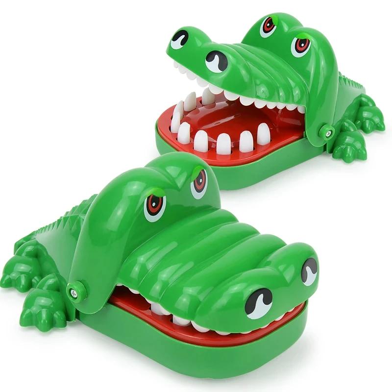 Crocodile Teeth Biting Finger Game Family Party Games Alligator Pinch Lucky Fun Stress Relief Toy for Kids Adults Decompression