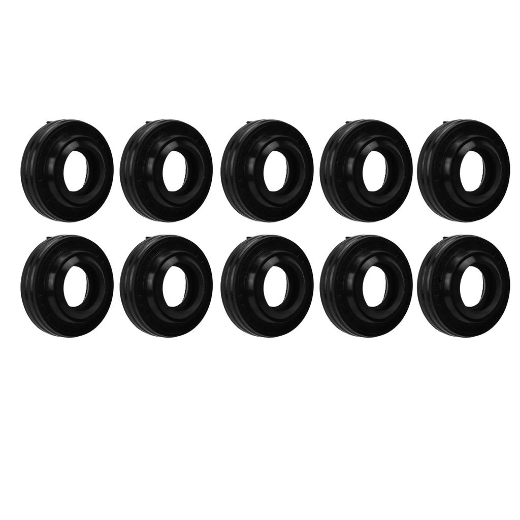 10 Pcs AC Compressor Shaft Seal Rubber Strong Sealing Air Conditioner Output Shaft Lip Seal Kit for MSC90 AC Compressor