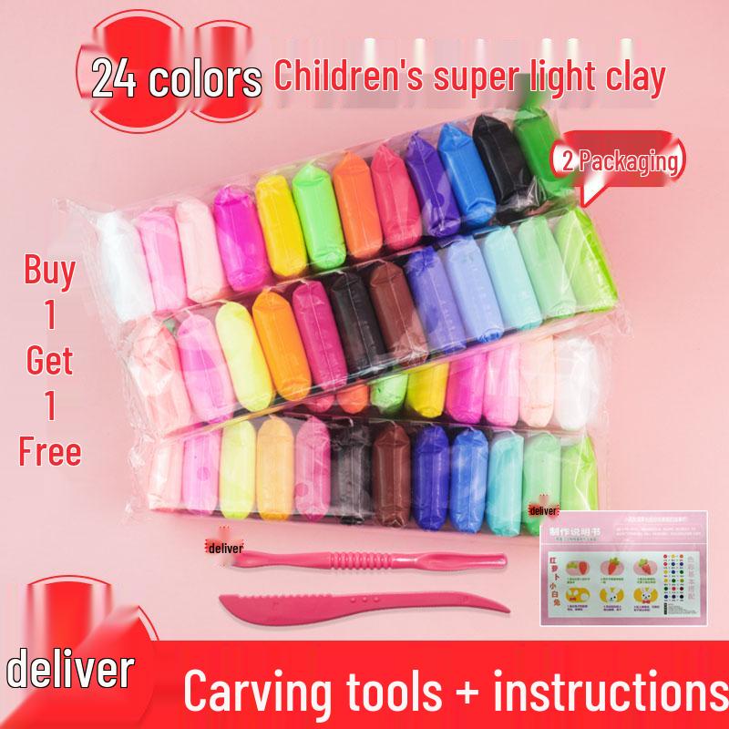 36-Color Children's DIY Play Dough Set for Handmade Figurines