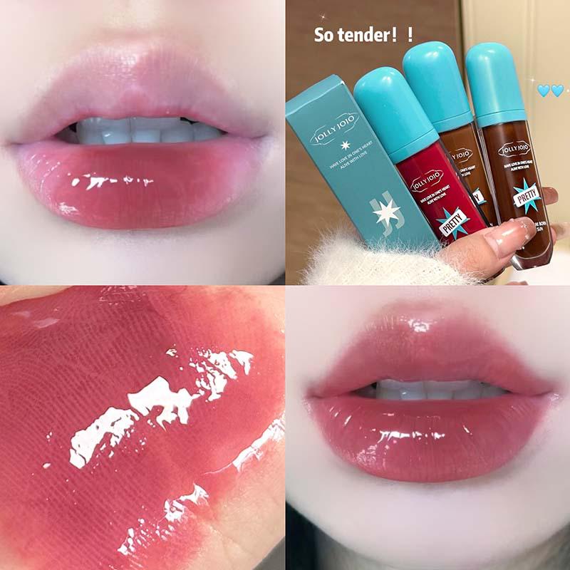 

JOLLY JOJO Увлажняющий блеск для губ: Зеркальный финиш, Не отпечатывается, Отбеливающее масло для губ 3.5g