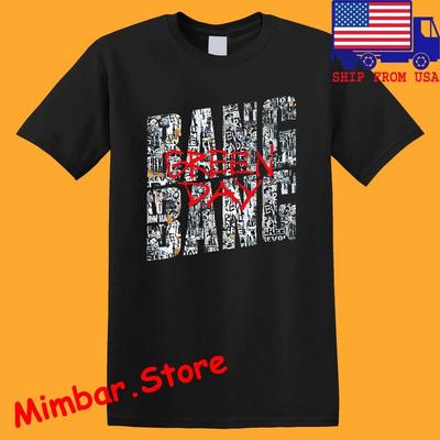Green Day Bang-Bang Men's Black Size S-5XL