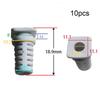 10 x Kabelschutz, 10 x Kabel-Kabelhülsen-Stecker