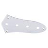 Jazz Bass Control Plate 4 Hole Blank Steel Metal Replacement for Electric Guitar