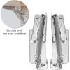 2Pcs Set Steel Up Spring Hinge for Cabinet Cuoard Closet Wardrobe Door Support,Pull Up Shelf Hinge,Under Cabinet Pull Down Hinges,Under Cabinet Hinge