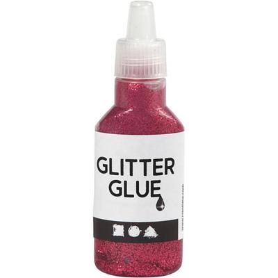 Glitter Glue - Single - Fuchsia Pink - 25 Ml - Precise Applicator Tip