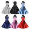Women's Summer Dress Suspender Polka Dot New Retro Big Swing Skirt A-shaped Skirt