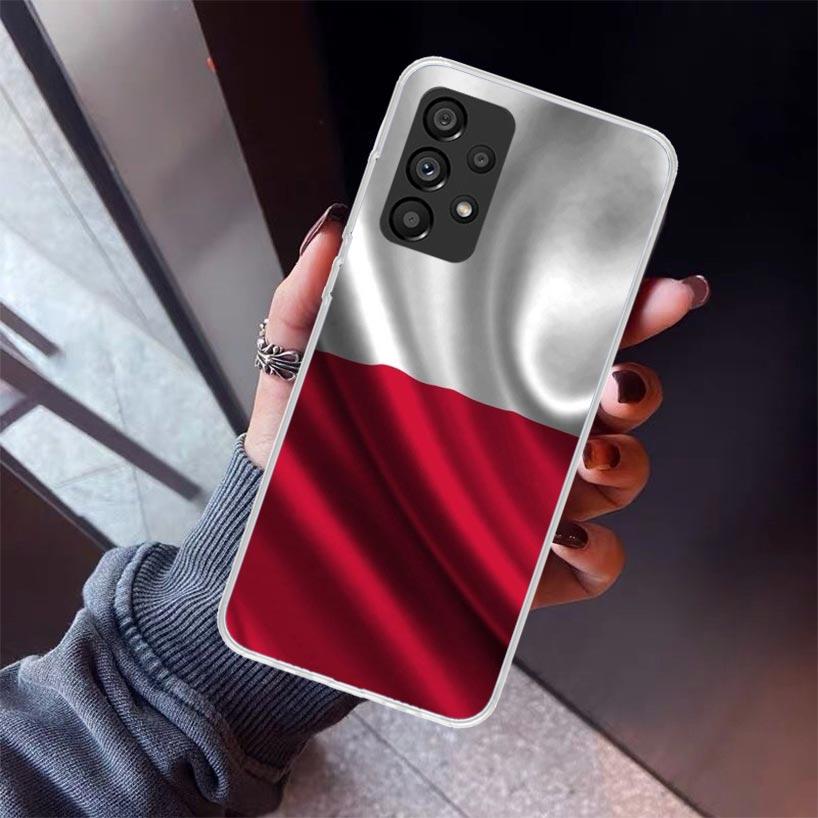 Poland Flag Phone Case For Samsung Galaxy A17 A57 A37 A16 A26 A36 A56 A15 A25 A35 A55 A14 A13 A54 A53 A34 A24 A33 A23 Galaxy A17