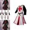 Deluxe Polyester Medieval Knight Long Sleeve Outfit Cosplay Costume
