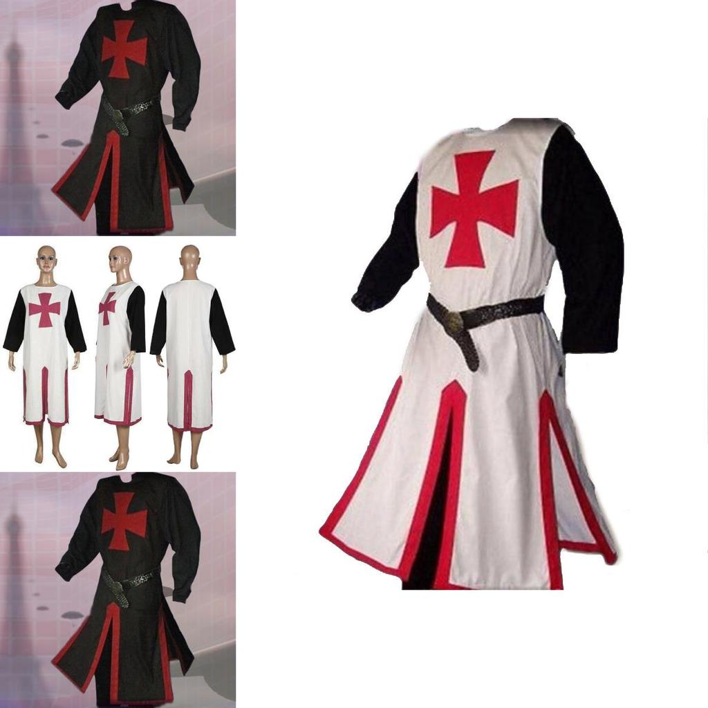 Deluxe Polyester Medieval Knight Long Sleeve Outfit Cosplay Costume