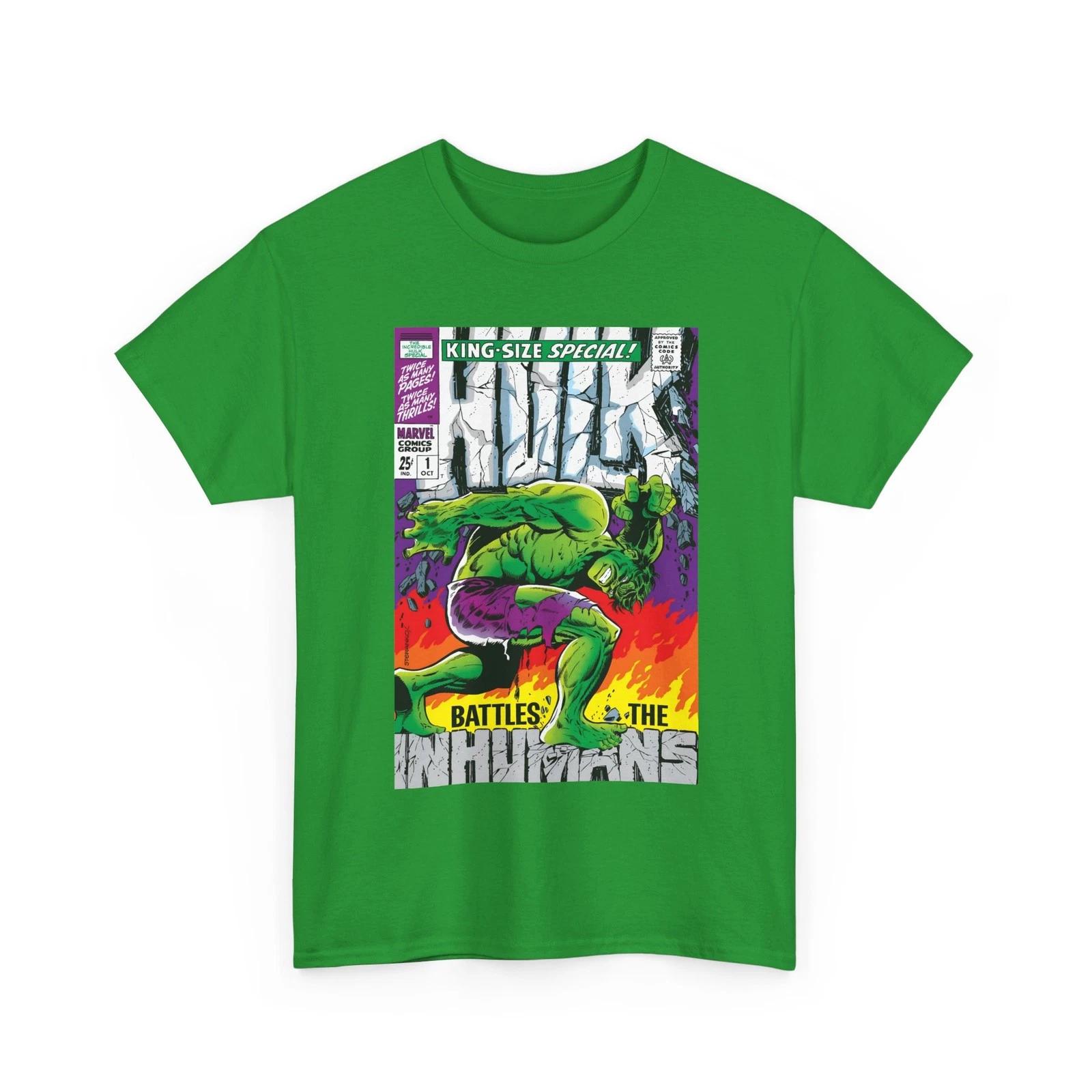 Incredible Hulk T-Shirt - Steranko Art - King-Size Special #1 - Marvel Comics M