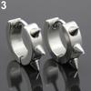 Smart Punk Gothic Stainless Steel Hoop Stud Earrings Jewelry