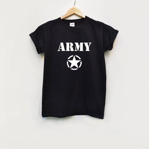 Buy Army Tee Shirt Funny T Shirt Star 