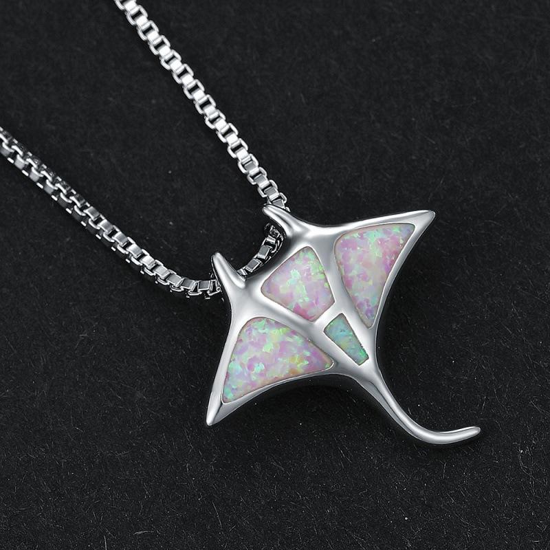 Wish Fashion Commuter Cute Demon Fish Opal Necklace Versatile