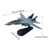 1/100 Scale F 14D Fighter Jet Model Diecast Plane for Bookshelf Bedroom Home