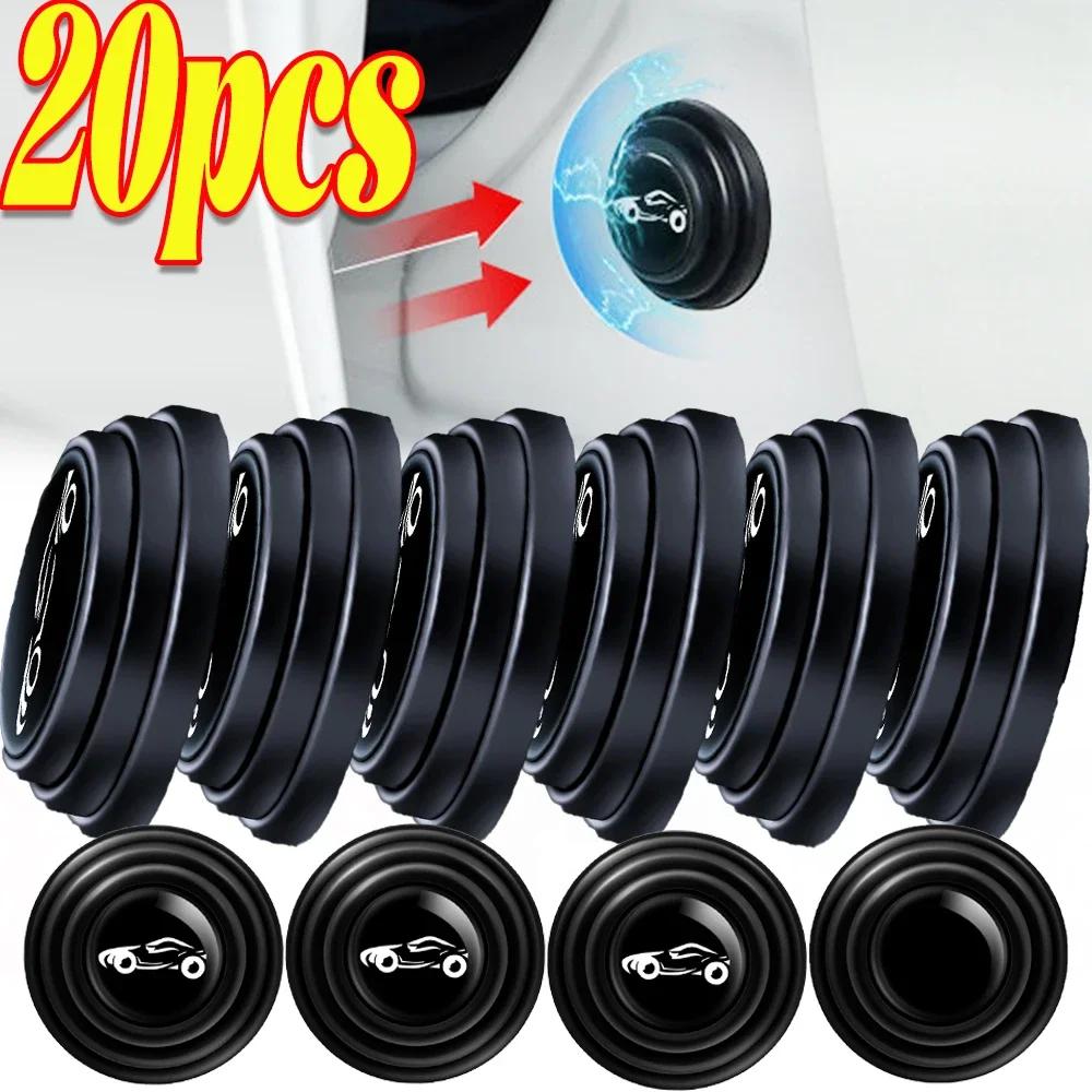 20PCS Car Door Shock Absorbers Soundproofing Shock-absorbing Pads Car Door Edge Protection Thickened Anti-collision Accessories