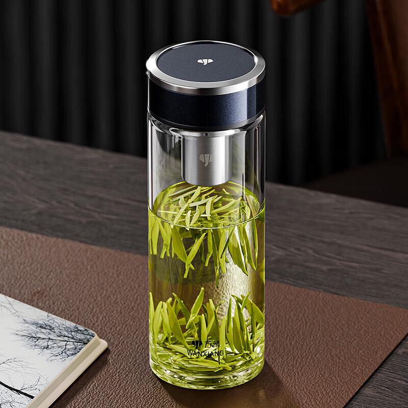 WANXIANG Glass Tea & Water Bottle with Infuser