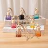 1Pcs Refillable Car Essential Oil Diffuser Bottle Empty Car Air Freshener Pendant Perfume Glass Bottle With Wooden Caps