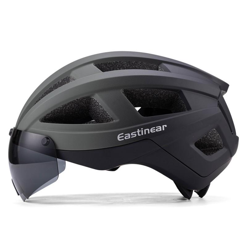 Magnetic Snap-on Goggle Cycling Helmet Adults Full Molded Bicycle Half PCEPS All Season Use