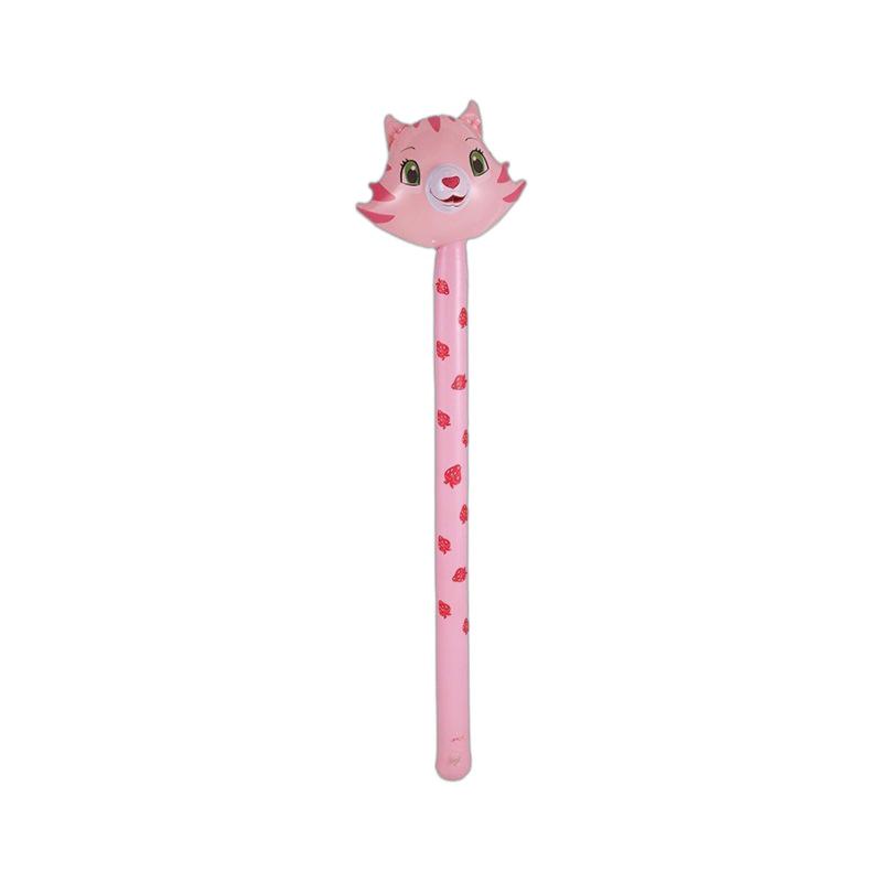 Cartoon Animal Inflatable Giraffe Stick Balloon Toy for Children