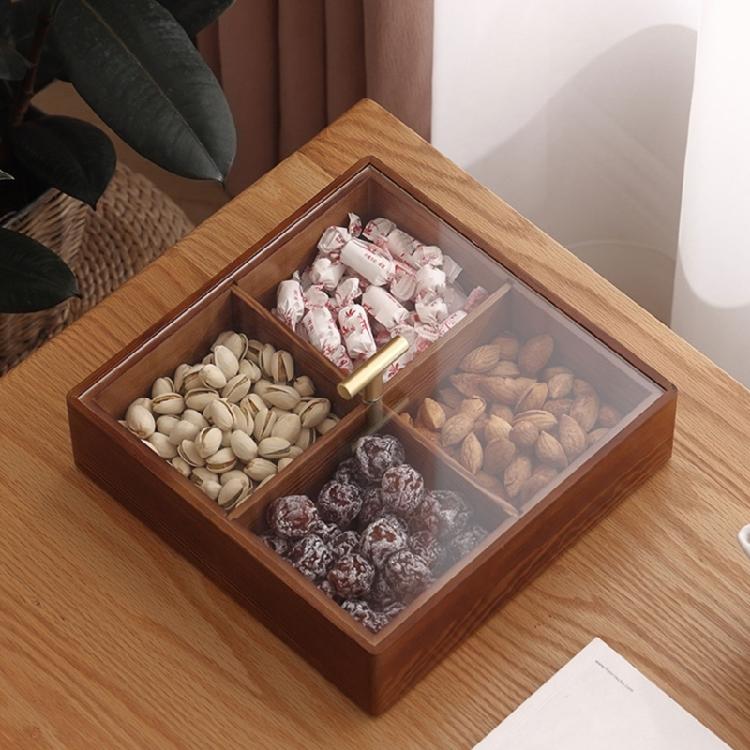 Moisture Proof Candy Box with Cover Elegant Snack Organizer Practical Dry Fruit Holder Kitchen Organization Supplies