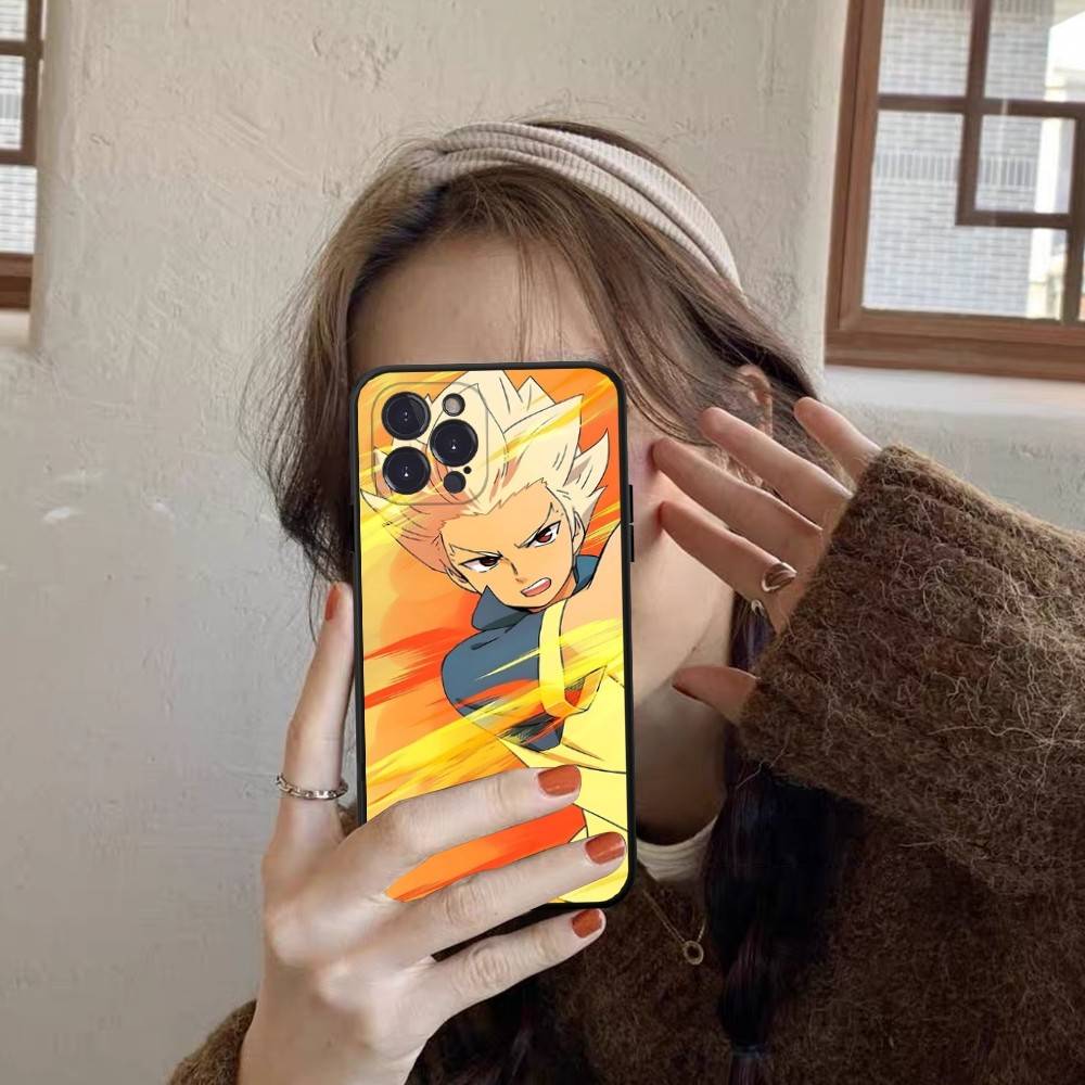 Axel Blaze Firestorm Inazuma Eleven Phone Case For Iphone 16 15 17 13 14 12 11 Pro Max Plus Black Shell Cover Case