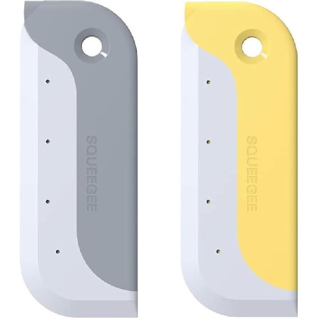 Amouy Small Rubber Squeegee(2 Pack),Kitchen Sink Squeegee for Countertops and Dishes.Multi-Purpose,for Vanity Tops,Bathroom Mirrors,Car Windows and 2 PACK