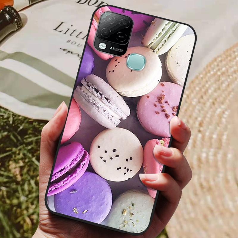 For Infinix Hot 10T Case Phone Cover Soft Silicone TPU Back Cases for Infinix Hot 10S NFC Case X689 Coques Hot10T  Hot10S Fundas