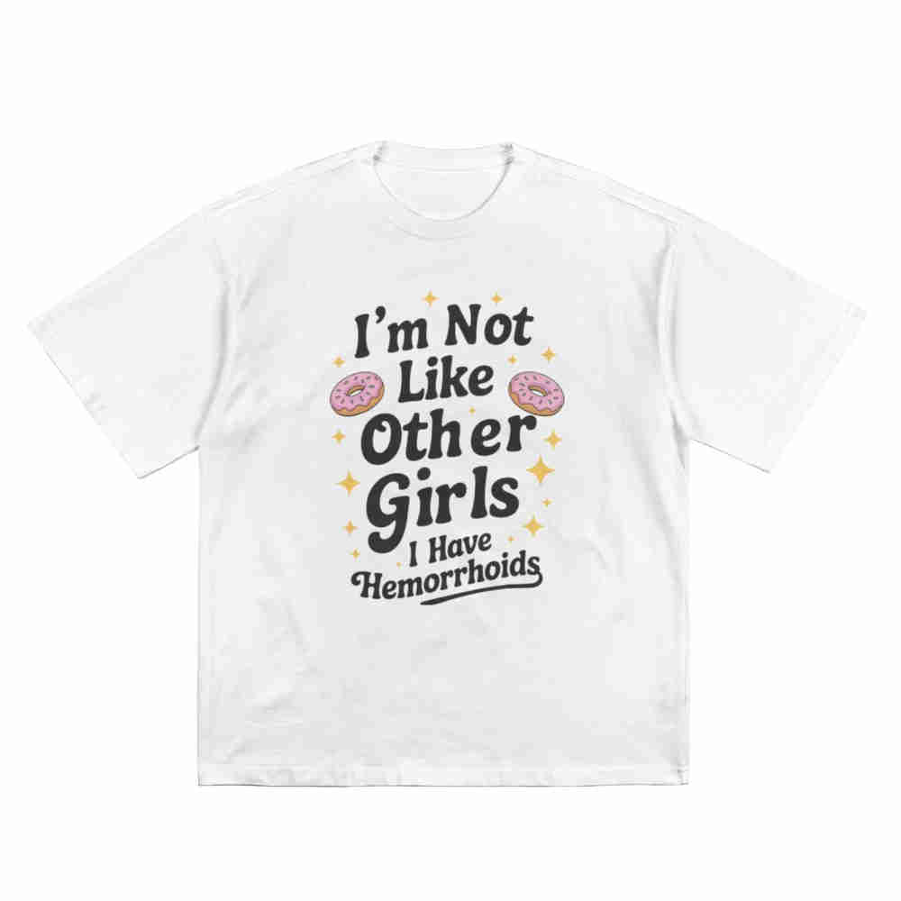 Hemorrhoids Short Sleeve Tee 100% Cotton T-Shirt