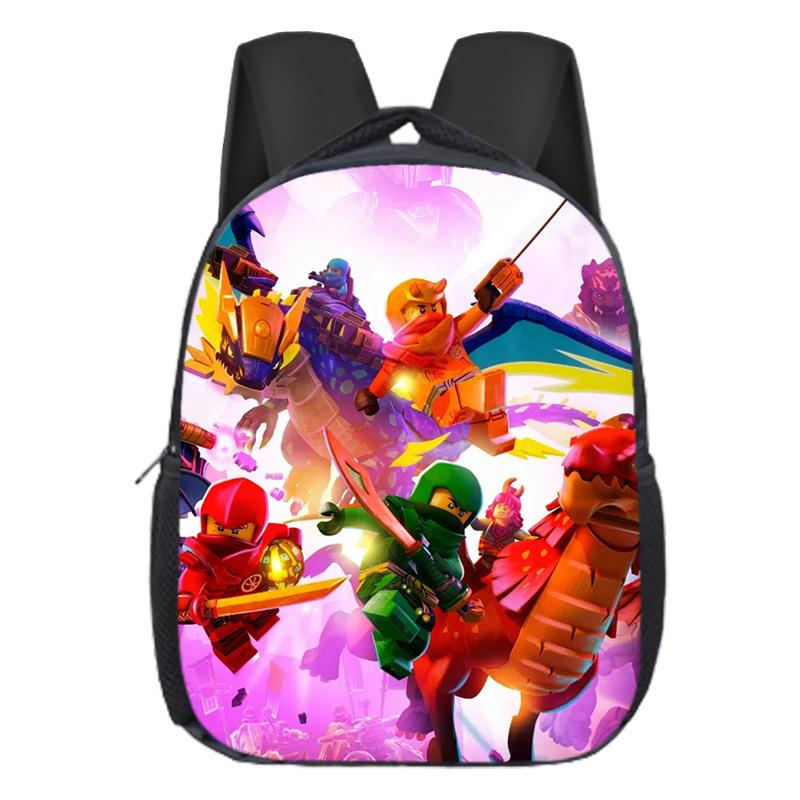 Cute Children'S Schoolbag Diy Cartoon Animation Kindergarten Backpack Burden Reduction Schoolbag