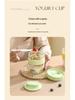 Portable Yogurt & Oatmeal Cup with Lid & Spoon - Perfect for Office & Student Breakfasts