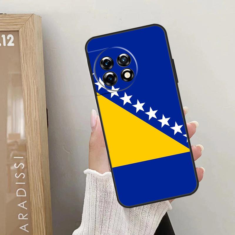 Bosnia Flag Case For OnePlus Nord CE 5 3 4 Lite N20 N30 OnePlus 13T 10T 8T 11 12 13 15 R 9 10 Pro Cover