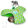 Real Mouse Squeaky Automatic Hide and Seek Interactive Chase Game with Flashing Lights Self-Hi Relieving Stuffy Pet Toy