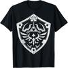 Nintendo Zelda Link's Hylian Shield Distressed Logo T-Shirt T-Shirt