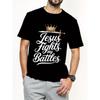 Jesus Way of Truth Life Graphic Tshirt - Navy Blue