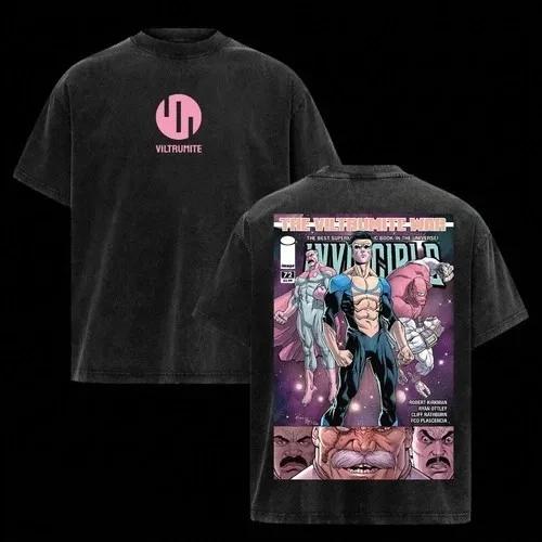 Invincible T-Shirt Animated TV Series Shirt Cotton Unisex Omni-Man M