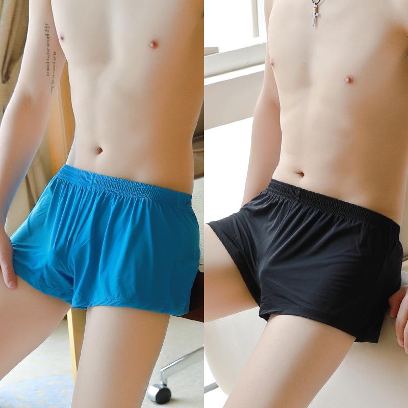 

Нові чоловічі дихаючі поліестерові боксери-брифи - Легкі та стильні M чорний/синій