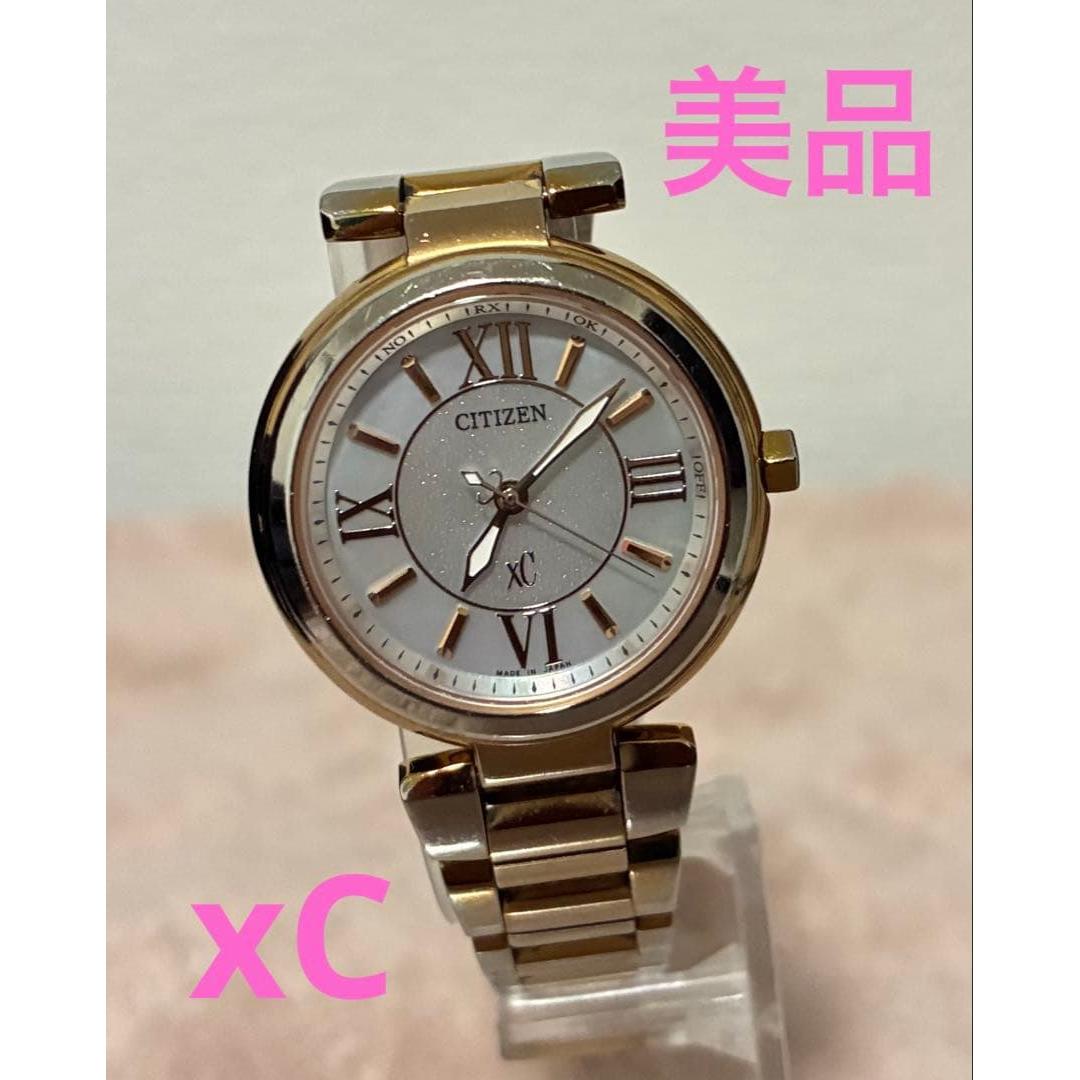 Used [Good condition] Citizen xC solar watch H335 white in operation