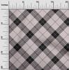 oneOone Cotton Flex Fabric Tartan Check Print Fabric By The Yard 40 Inch