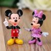 MINISO Mickey Mouse Actionfigur Mickey Modellpuppe Anime Wonderful House Peripherie Kuchen Dekoration Kinder Geburtstagsgeschenk