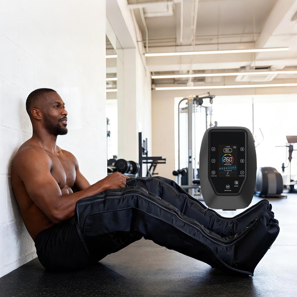 8-Chamber Air Wave Leg Massager for Fitness Recovery & Stress Relief