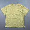 Thrashed Green VTG Style T Shirt Blank Green Stained Used Gildan Y2K