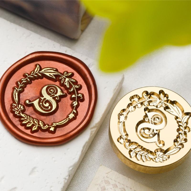 Capital A Sealing Wax Stamp Letter Series Wax Seal Stamp for Cards Scrapbooking Wedding Invitations Metal Seal Stamp