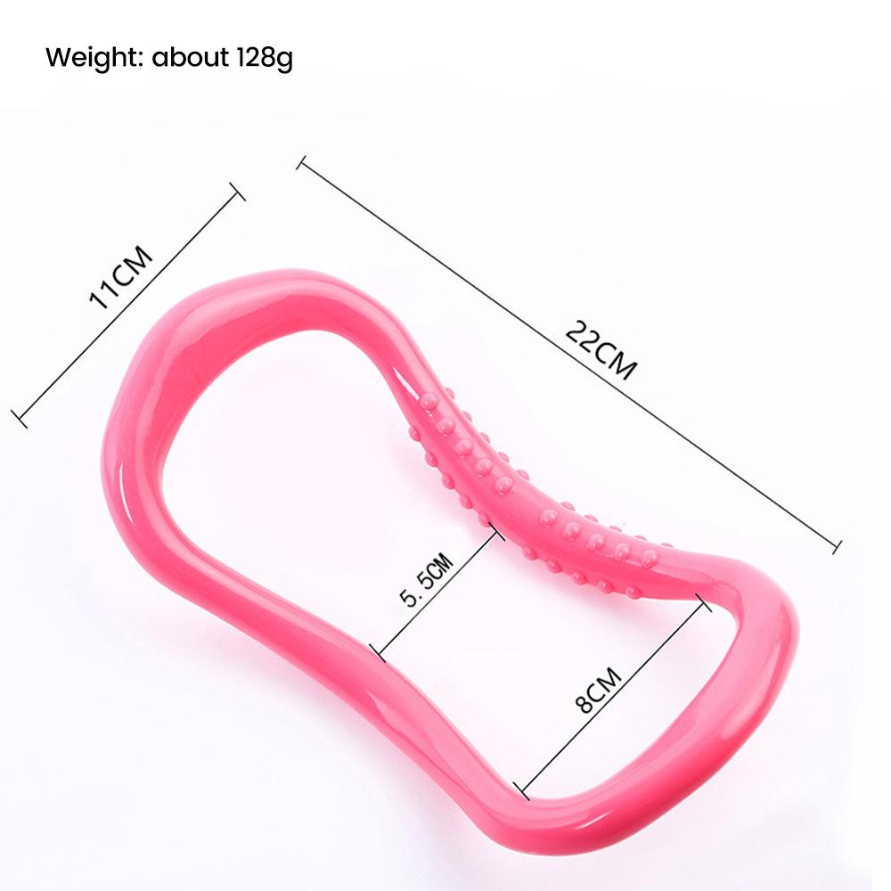 Durable And Safe Yoga Massage Ring Pilates Stretch Resistance Circle Loop For Waist Shoulder Shape Bodybuilding Exercising Slim Legs Massage Tool