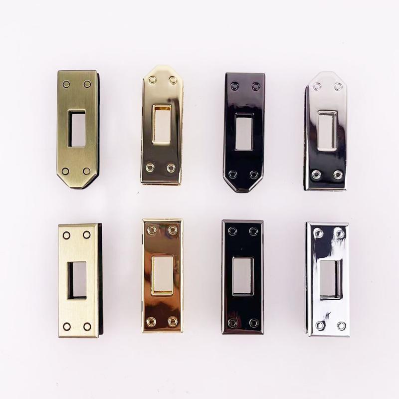 7Pcs/Set Women'S Handbag Swivel Clasp Lock Buckle Diy Part Leather Craft 45Mm 4 Colors Metal Bag Lock Hardware Accessories